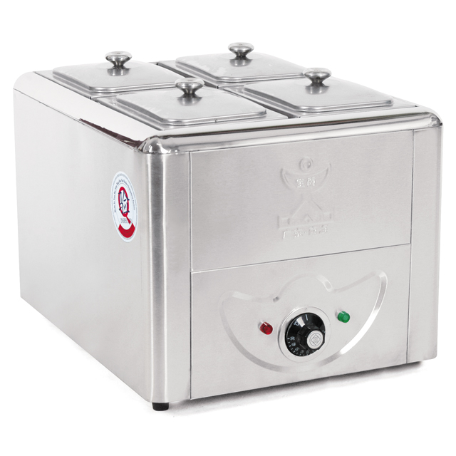 Bain Marie Food Warmer - Commercial Display Cabinet Food Warmer for