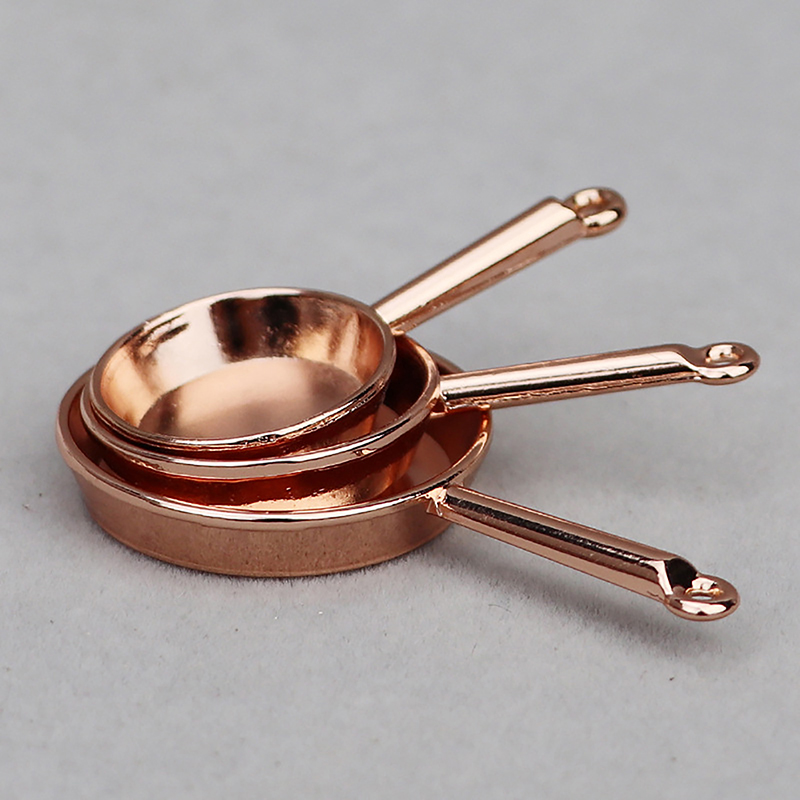 Commercial Kitchen Pots And Pans - .Hot Sale.1Set 1/12 Dollhouse Miniature Frying