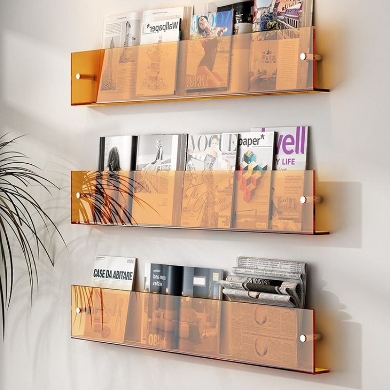 Wall Shelf Commercial Kitchen - Office Kitchen Magazine Racks Wall Shelf