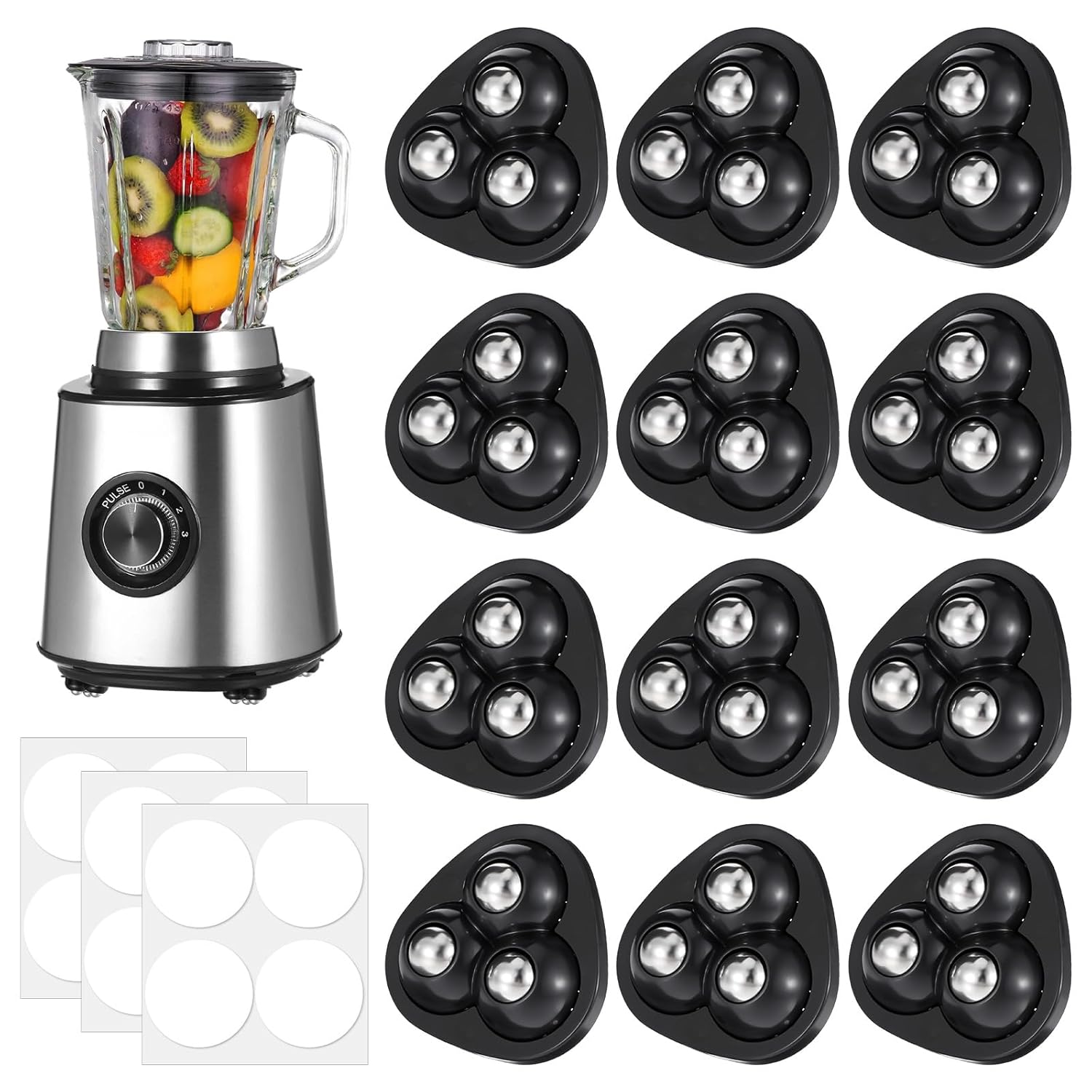 Commercial Kitchen Pots And Pans - 360° Rolling Appliance Slider for Kitchen