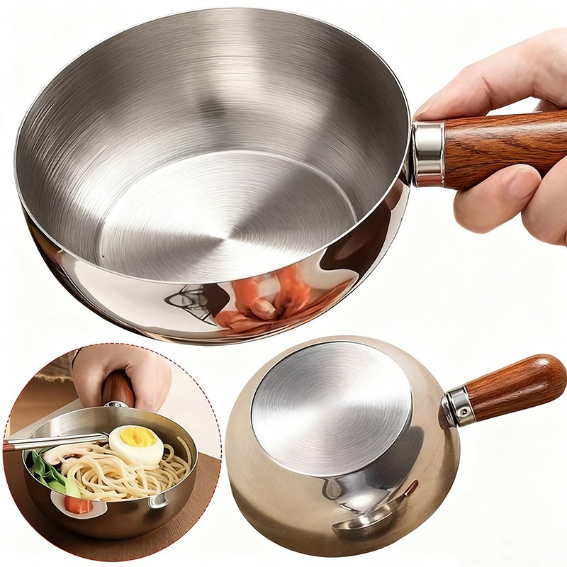 Stainless Steel Saucepan Milk  - Commercial Kitchen Pots And Pans 评论和价格