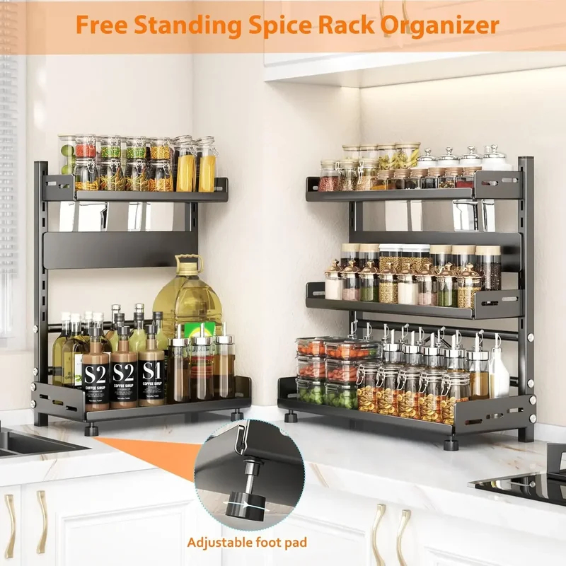 3 Tier Spice Storage Rack for  - Commercial Kitchen Shelving 评论和价格