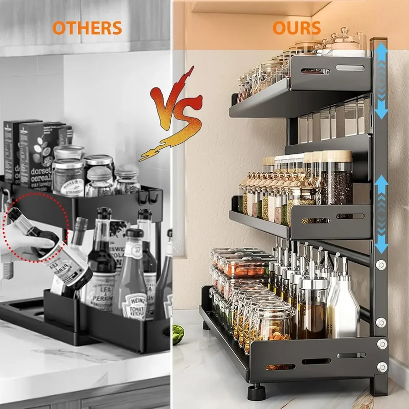 3 Tier Spice Storage Rack for  - Commercial Kitchen Shelving 评论和价格