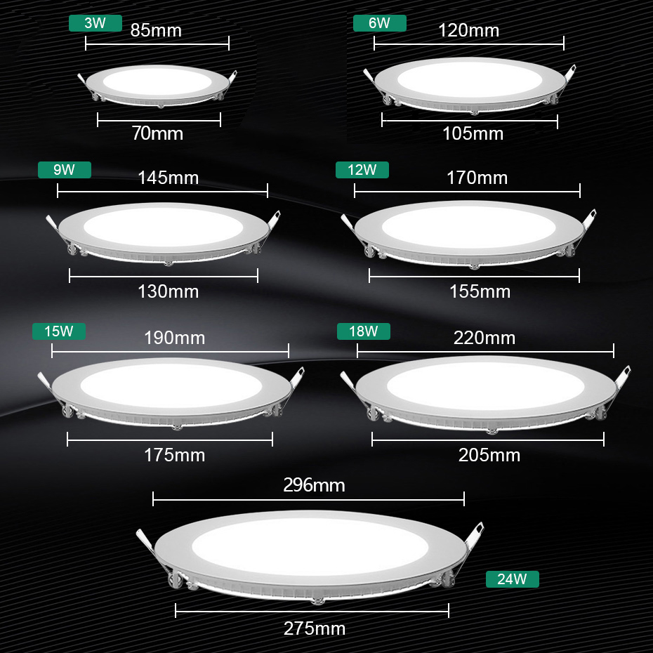 Ultra Thin Round/Square LED Pa - Commercial Kitchen Ceiling 评论和价格