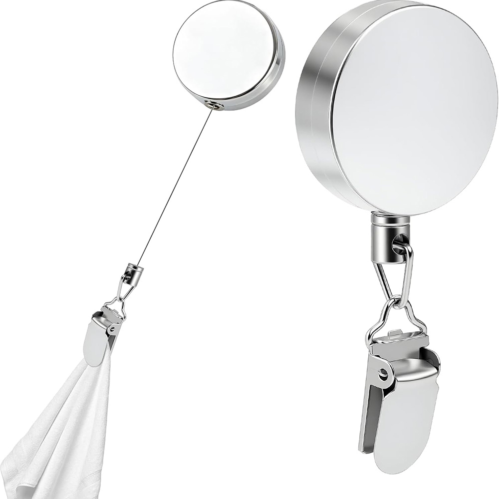 Retractable Towel Clip Holder  - Commercial Kitchen Organization 评论和价格