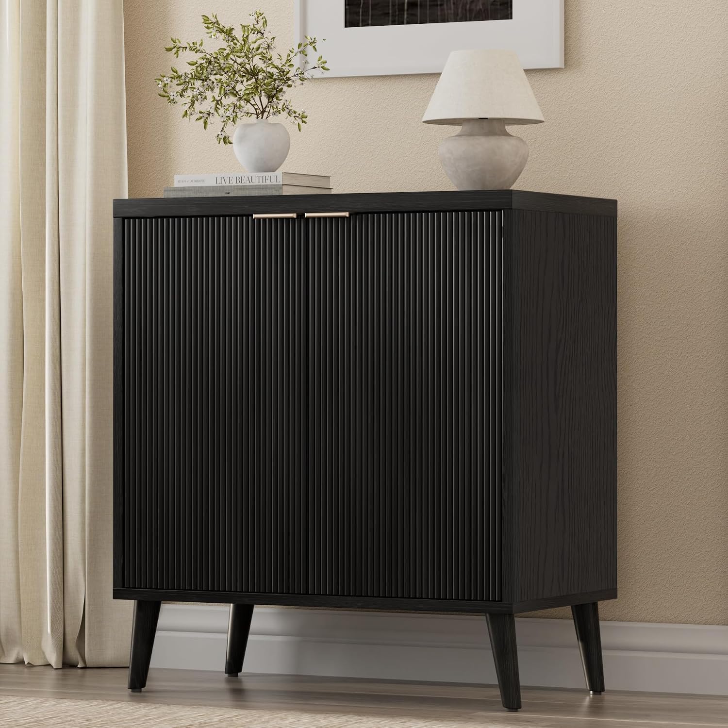 Fluted Buffet Cabinet With Sto - Commercial Kitchen Organization 评论和价格