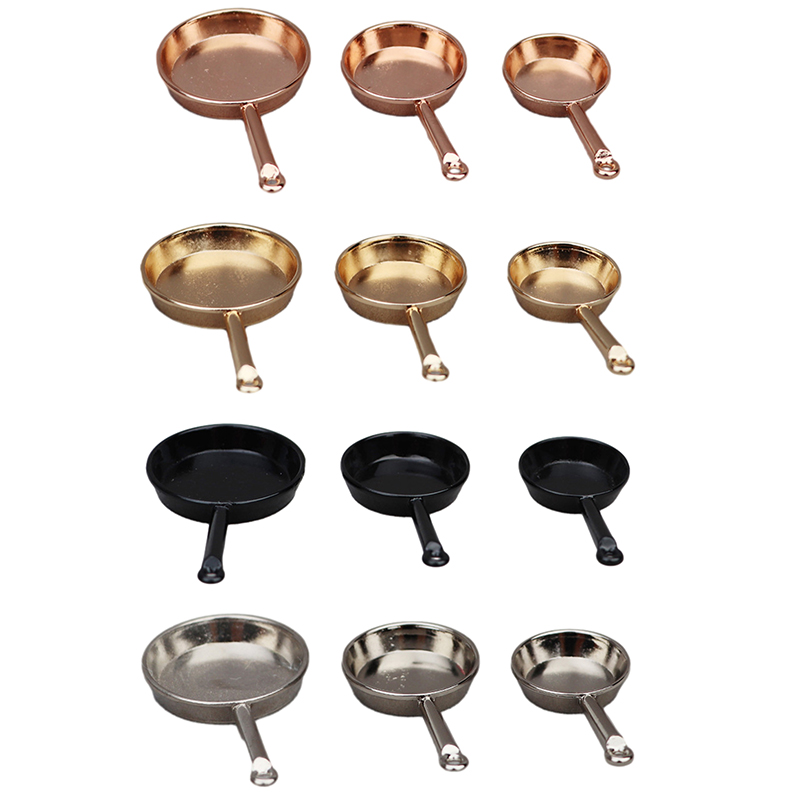 .Hot Sale.1Set 1/12 Dollhouse  - Commercial Kitchen Pots And Pans 评论和价格