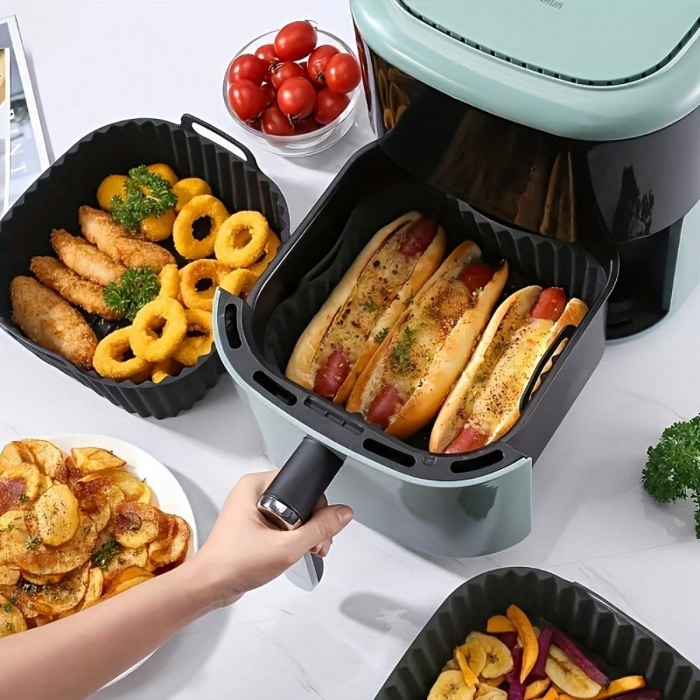 1pc Reusable Silicone Air Frye - Commercial Kitchen Pots And Pans 评论和价格