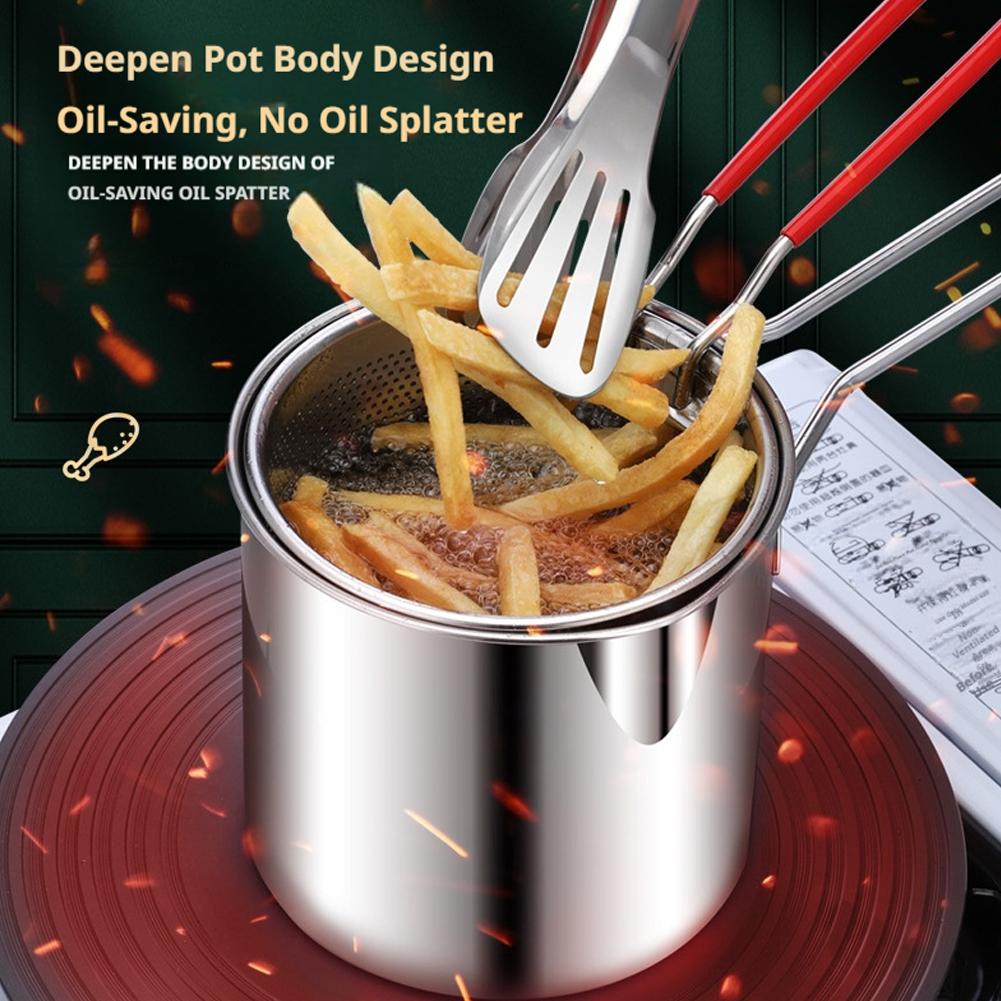 Stainless Steel Deep Fryer Pot - Commercial Kitchen Pots And Pans 评论和价格